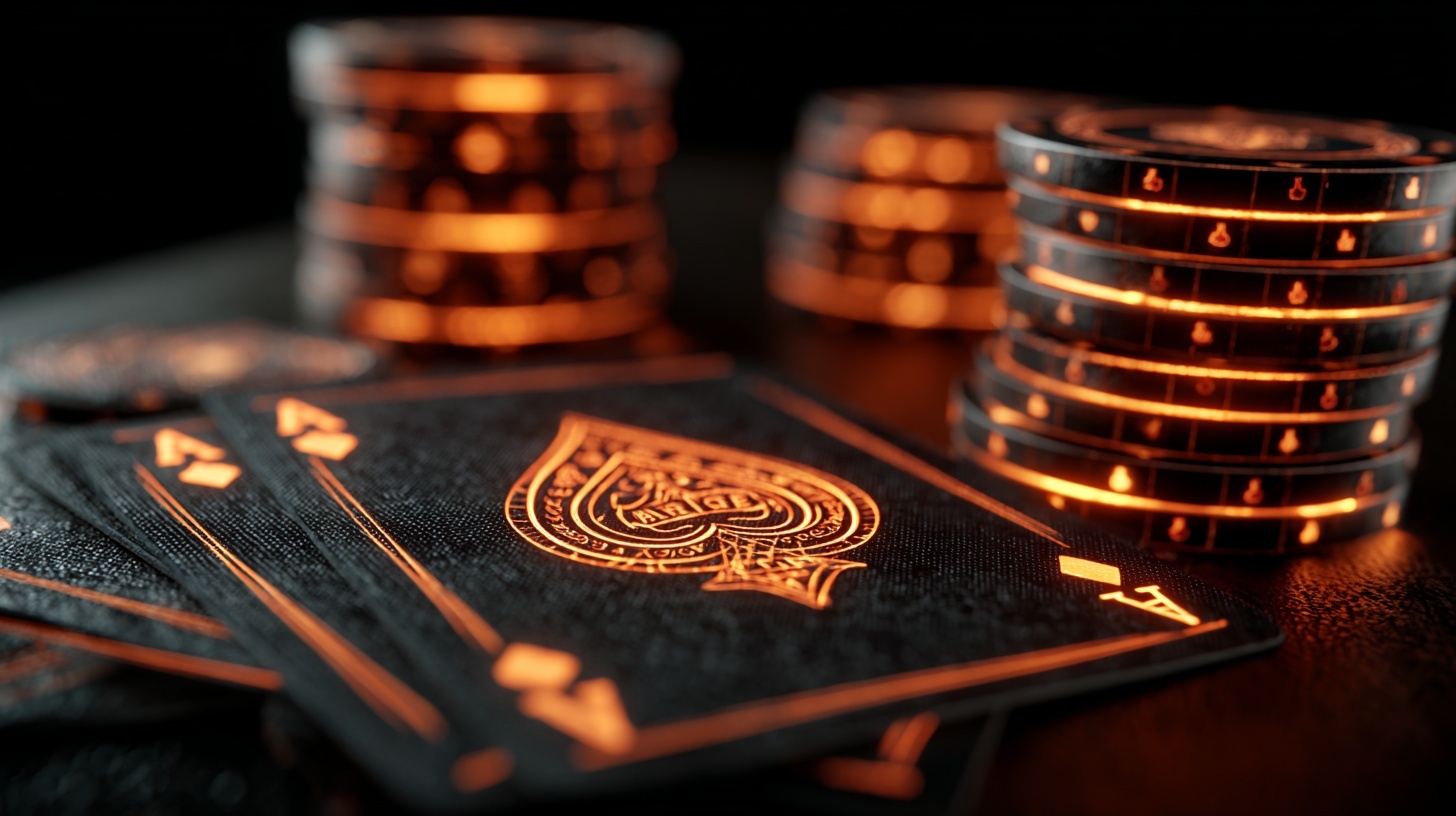 Live casino dealer at RAHAPH table with cards